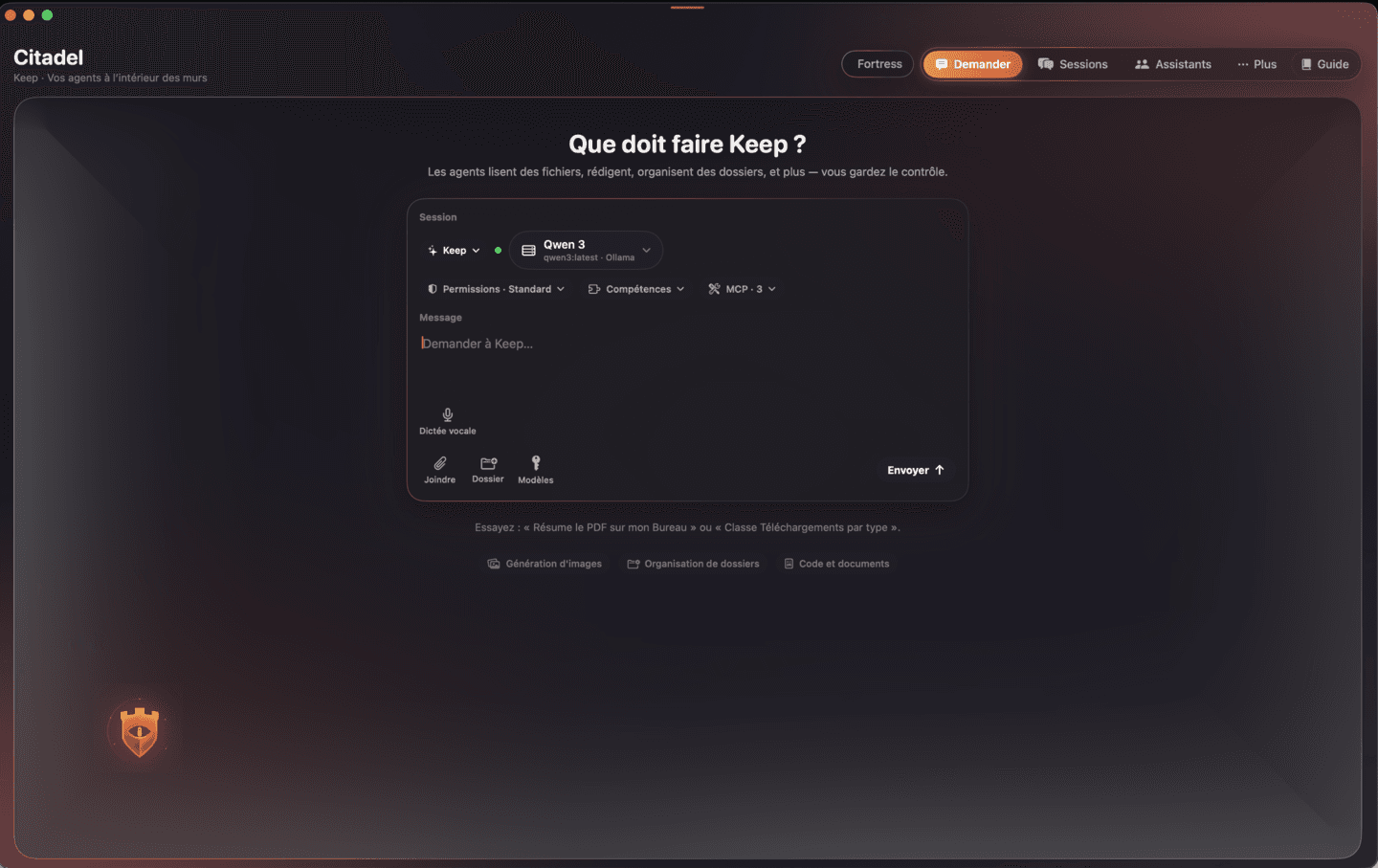 Keep Demander : modèles locaux et outils